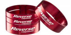 Set distantiere Reverse Ultra-Light 1.1/8 aluminiu rosii