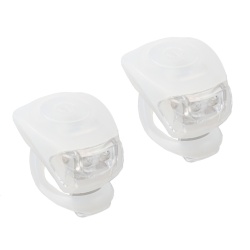 Set Flash cu Baterii M-WAVE COBRA IV - Alb - Img 4