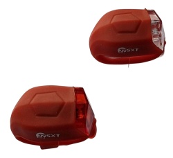 Set Flash cu Baterii SXT (silicone) Rosu - Img 4