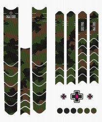 Set stickere protectie cadru Muc-Off Frame Protection Kit DH/Enduro/Trail Camo