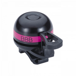 Sonerie pentru bicicleta BBB-14 Easyfit negru-portocaliu/galben/magenta