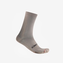 Sosete Castelli Espresso 18, unisex, gri argila, S/M, 35-39
