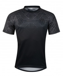 Tricou ciclism Force City negru/gri - Img 1