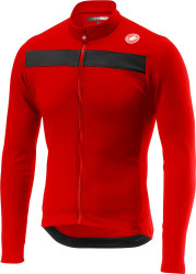 Tricou cu maneca lunga Castelli Puro 3 FZ, Rosu