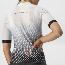 Tricou cu maneca scurta Castelli Climbers 2.0 W de dama Alb/Negru - Img 3