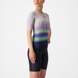 Tricou cu maneca scurta Castelli Climbers 4.0 W, de dama, Violet/Vernil/Mov, XS - Img 3