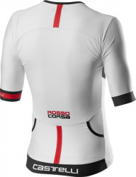 Tricou cu maneca scurta pentru triathlon Castelli Free Speed 2 Race, Alb/Negru L - Img 2
