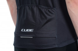 Tricou CUBE Teamline CMPT S/S Black/Blue/Grey - Img 4