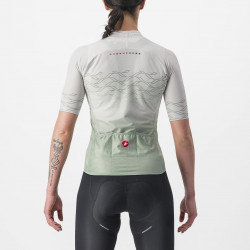 Tricou maneca scurta CASTELLI Climbers 2.0 W Alb Vernil Dama
