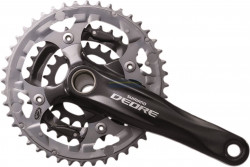 Angrenaj Shimano Deore FC-M590 Ax Hollowtech 3x9 V Brat 170mm Negru