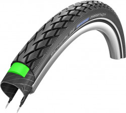 ANVELOPA SCHWALBE MARATHON PERF GREENGUARD TWINSKIN 700X25 Negru/Reflex
