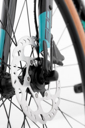 Bicicleta ciclocross Rock Machine Gravelride 500 28 Turcoaz-Negru-Argintiu
