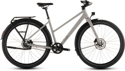 BICICLETA CUBE EDITOR PRO FE TRAPEZE OATGREY GREY