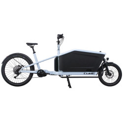 Bicicleta Electrica CUBE Cargo Sport Hybrid 500 Flashwhite'n'Black