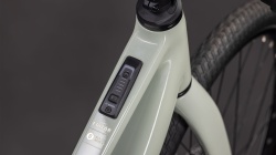 BICICLETA ELECTRICA CUBE EDITOR HYBRID SLX 400X TRAPEZE REEDBEIGE CHROME - Img 4