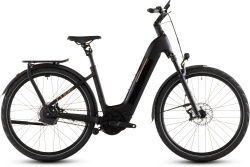 BICICLETA ELECTRICA CUBE KATHMANDU HYBRID COMFORT SLX 800 EASY ENTRY SOLARECLIPSE GOLD - Img 4