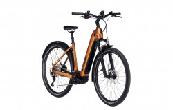 Bicicleta Electrica CUBE NURIDE HYBRID EXC 625 ALLROAD EASY ENTRY Caramel Black