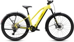 BICICLETA ELECTRICA CUBE REACTION HYBRID RACE 800 FE TRAPEZE BANANASPLIT BLACK 2027 cadru L (20") - roti 29