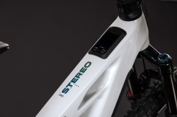BICICLETA ELECTRICA CUBE STEREO HYBRID ONE44 HPC PRO 800 METALLICWHITE BLUE 2027 cadru L (20") - roti 29 - Img 3