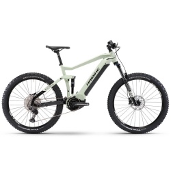Bicicleta electrica MTB Full suspension HAIBIKE AllTrail 4 29 i630Wh 11-G Deore Honeydew Black Glossy
