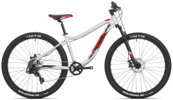 Bicicleta Rock Machine Storm 27 MD Argintiu/Rosu/Negru S-15
