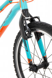 Bicicleta Rock Machine Thunder 20/2 VB 20 Albastru Cyan/Negru/Portocaliu 10 - Img 2