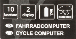 Bike Computer VENTURA "X" 10 Functii Negru - Img 3