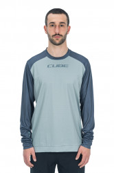 Bluza CUBE ATX Round Neck L/S Grey Antracite - Img 2