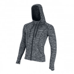 Bluza fitness Force dame cu maneci lungi si gluga