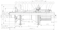 Butuc Spate NOVATEC D462SB-SL-B12-S3S-11S, 12 x 148mm 32H - Img 5