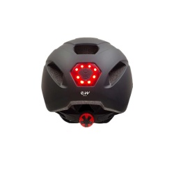 Casca cu lumini fata/spate CP02 Neagra One Size - Img 3
