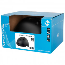Casca M-WAVE LAUNCH BMX L - (58-61 cm) Negru Matt - Img 2