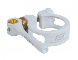 Colier Force cu clema 34.9 mm al alb