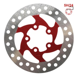 Disc frana 120mm 5 gauri Rosu