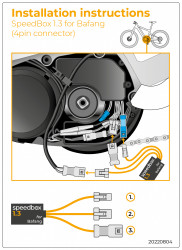 E-BIKE TUNING SPEEDBOX 1.3 PENTRU BAFANG CU 4 PINI CONECTORI SpeedBox 1.3 - Img 3