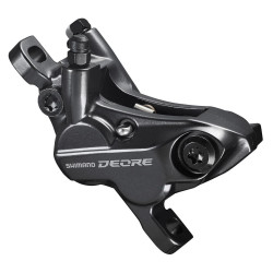 Frana disc hidraulica fata SHIMANO Deore BL-M6100+BR-M6120 Enduro/Trail I-SPEC EV J-Kit Set FW 1000 mm