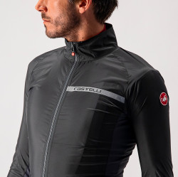 Jacheta de vant Castelli Squadra Stretch Negru/Antracit - Img 4