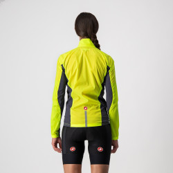 Jacheta de vant Castelli Squadra Stretch W de dama Galben Fluo - Img 2