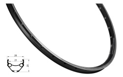 Janta Force PRIME 622x21, 36H, negru