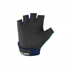 Manusi CUBE Gloves Performance Junior Short Finger Blue'N'Mint - Img 2