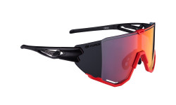 Ochelari Force Creed, lentila revo rosie, negru/rosu - Img 2