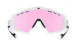 Ochelari Force Ombro, lentila roz laser, alb mat - Img 3