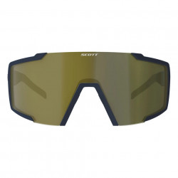Ochelari soare SCOTT Shield Compact Submariner Blue-Gold Chrome