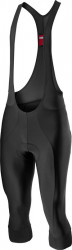 Pantaloni 3/4 cu bretele Castelli Entrata Negru