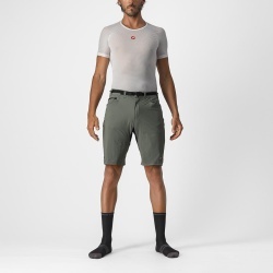 Pantaloni scurti Castelli Unlimited Trail Baggy, Kaki, XL