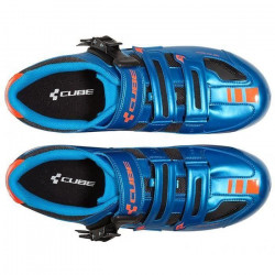 Pantofi Ciclism CUBE Road Pro Blue Flashred - Img 4