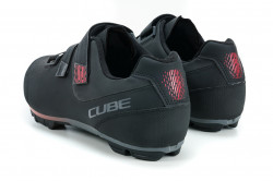 Pantofi Ciclism CUBE Shoes MTB Peak Black Red - Img 4