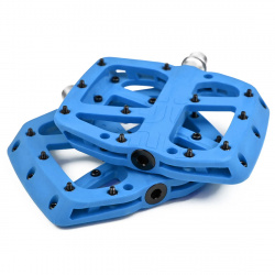 Pedale platforma E*THIRTEEN Base 100x110 mm MTB Albastru