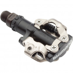 Pedale SHIMANO PD-M520L SPD fara catadioptrii + placute SM-SH51 negru