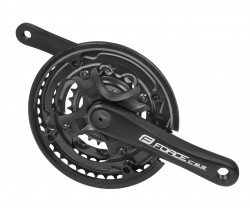 Pedalier Force C8.3 Al 42/34/24T 152mm negru